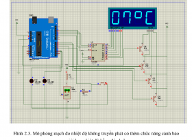 Đề tài Thiết kế mạch đo nhiệt độ sử dụng board arduino, hiển thị trên 4 led 7 thanh